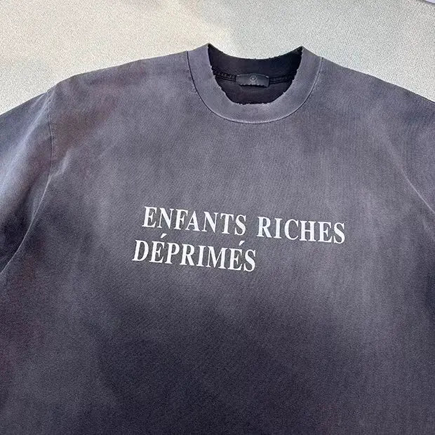 T-SHIRT "JEUNES RICHES DÉPRIMÉS" – LØUNJ Lounj 