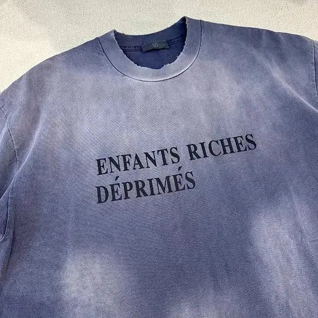 T-SHIRT "JEUNES RICHES DÉPRIMÉS" – LØUNJ Lounj 